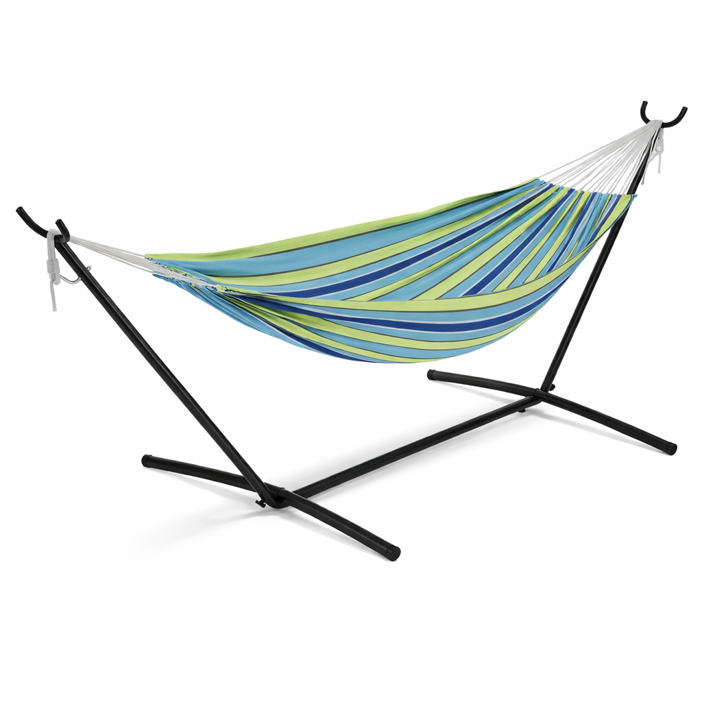 Hamac avec support en acier stable