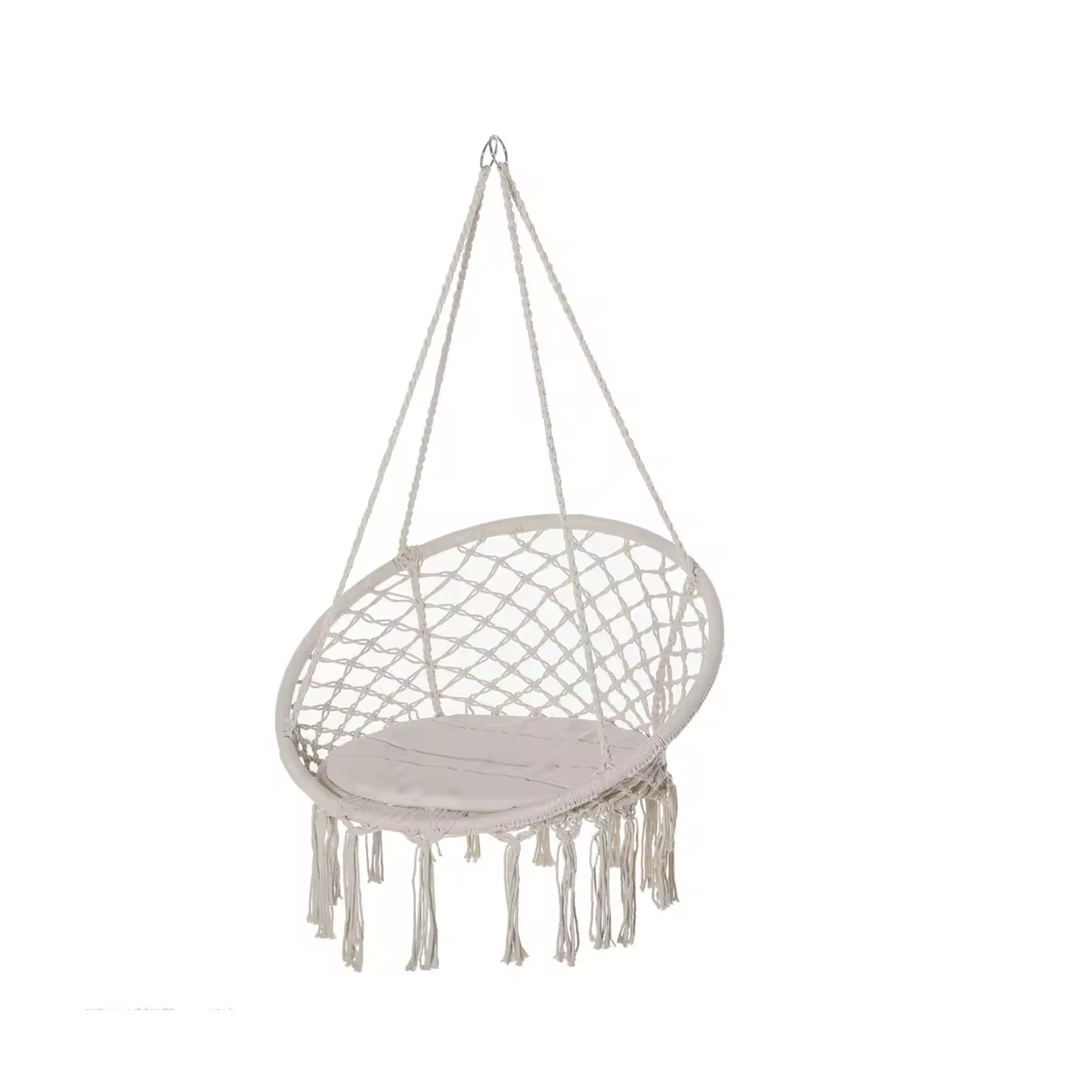 Fauteuil suspendu rond avec coussin