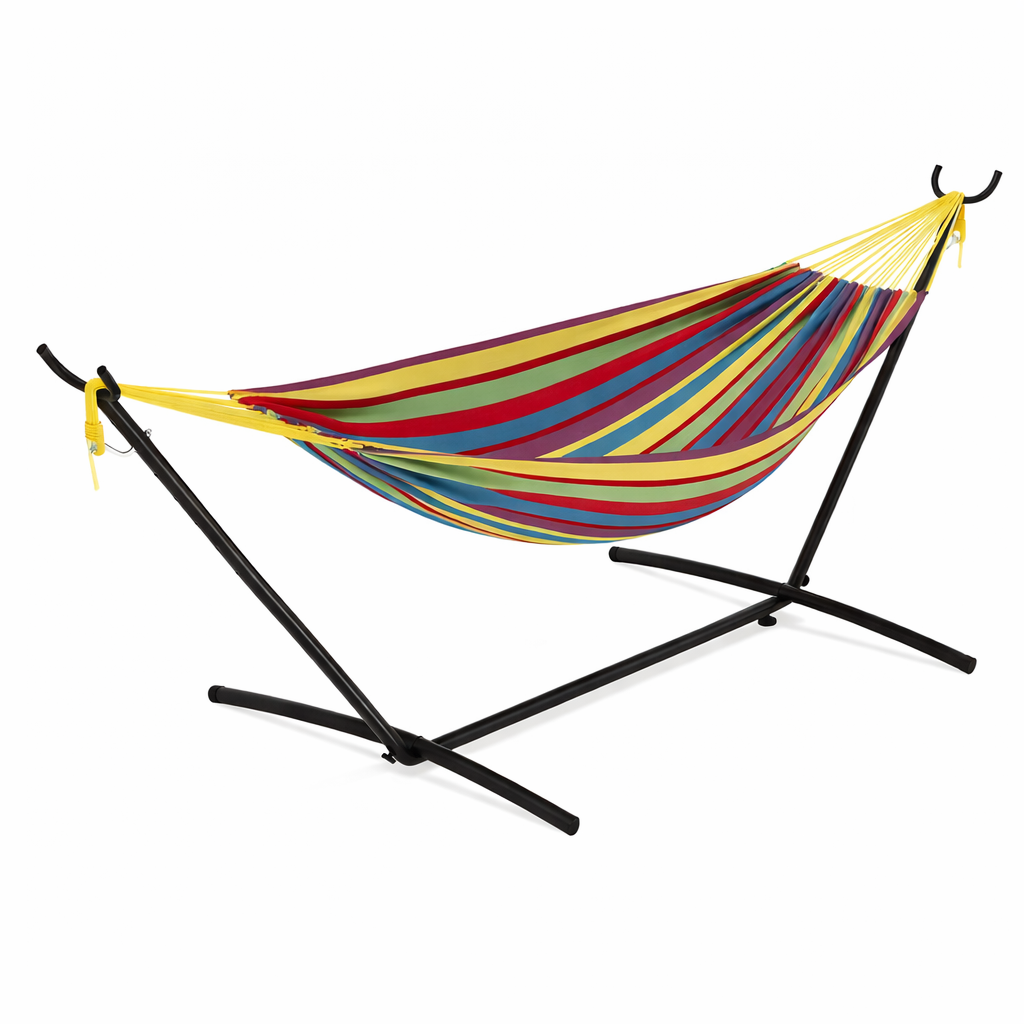 Hamac avec support en acier stable
