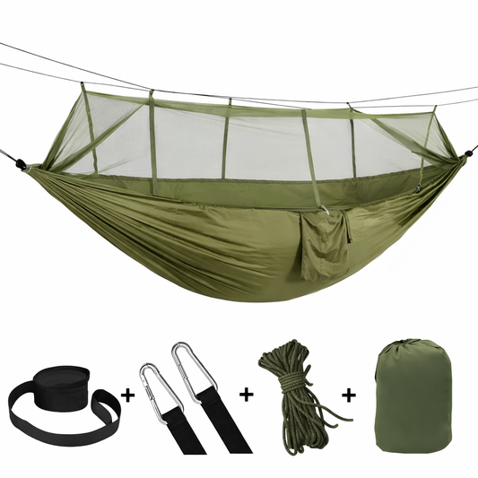 Hamac de camping avec moustiquaire intégrée